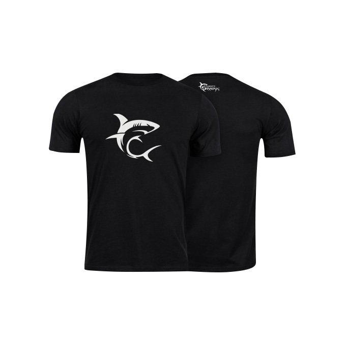 White Shark T-Shirt Black Kids 9/10