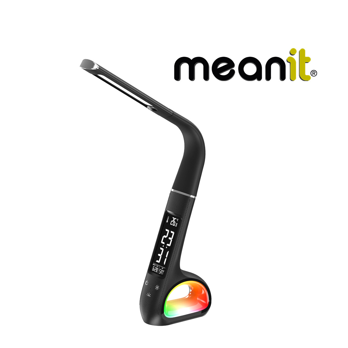 Desk Lamp LED MeanIT L10 w/Clock and Alarm
