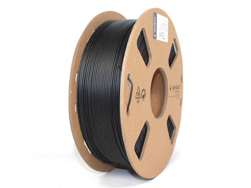 Filament for 3D Printer PLA 1.75mm Gembird Carbon 0.8kg