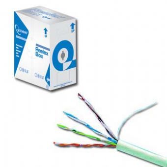UTP Cable Cat5e 305m Gembird Solid gray AWG24