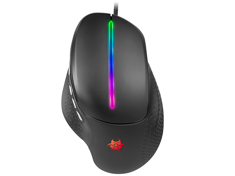 Mouse Tracer GameZone Snail Gaming RGB Black