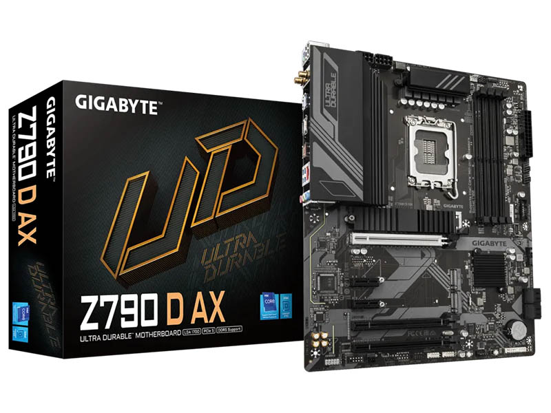 MB Gigabyte Z790 D AX LGA1700 DDR5 7600MHz OC/3xM.2/Type-C/WiFi6E/BT5.3/2.5Gb/PCIe5.0/HDMI/DP