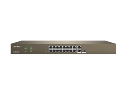 Tenda Switch 16port + 2xGigabit + 1xSFP TEF1218P-16-250W PoE