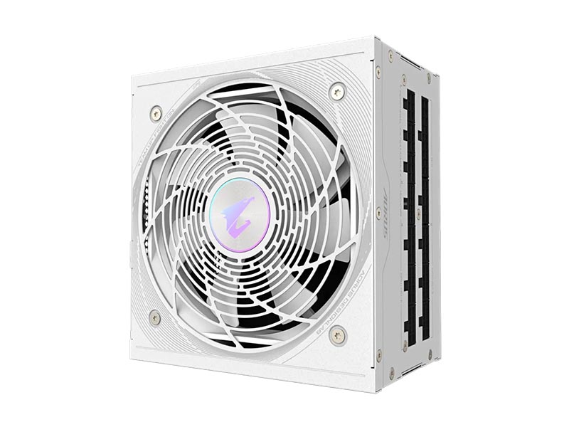 PSU 1000W Gigabyte AORUS ELITE ICE 1000PM 80+ PLATINUM, Modular, PCIe Gen 5.0 Ready 12VHPWR White