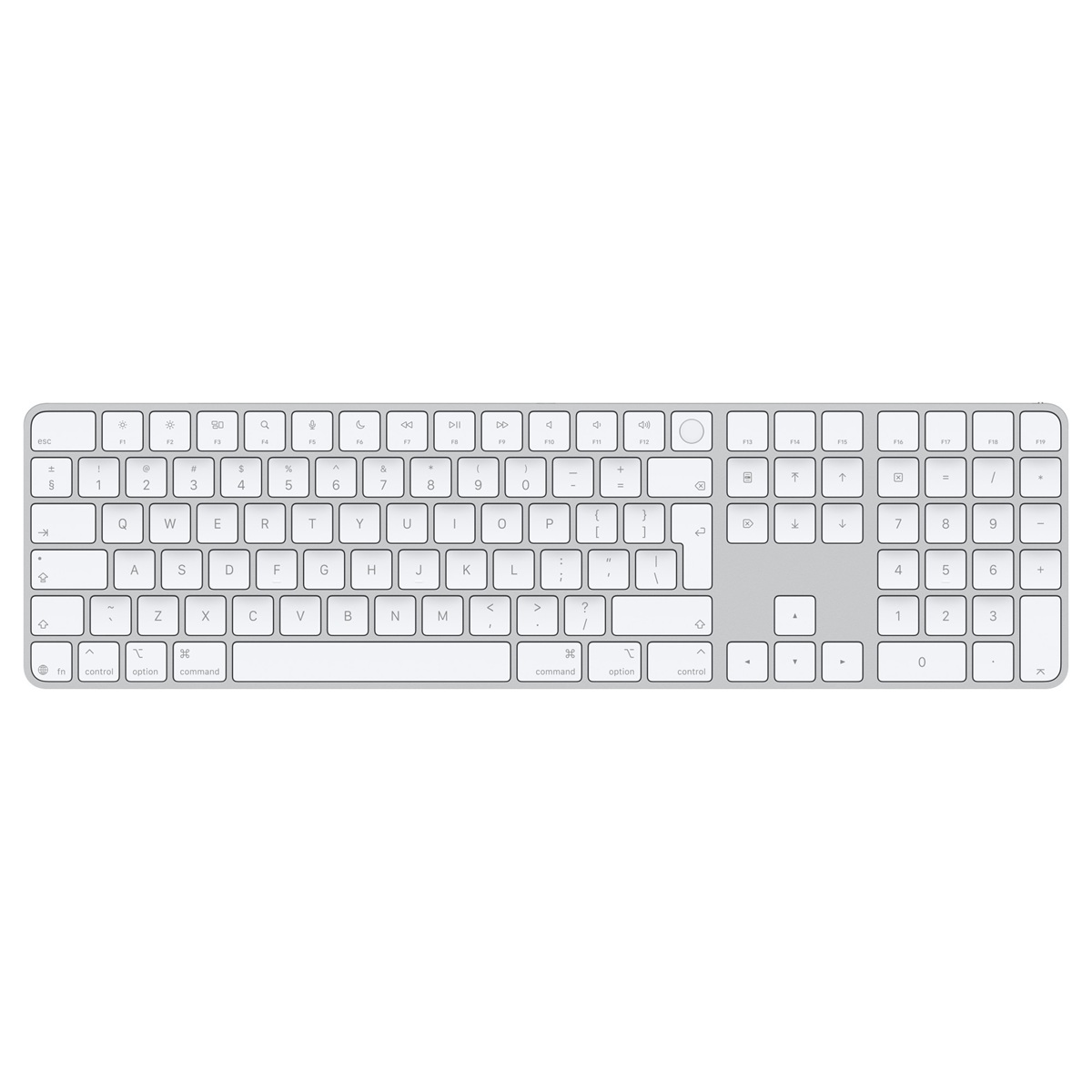 Apple Magic Keyboard With Touch ID and Numeric Keypad USB-C White