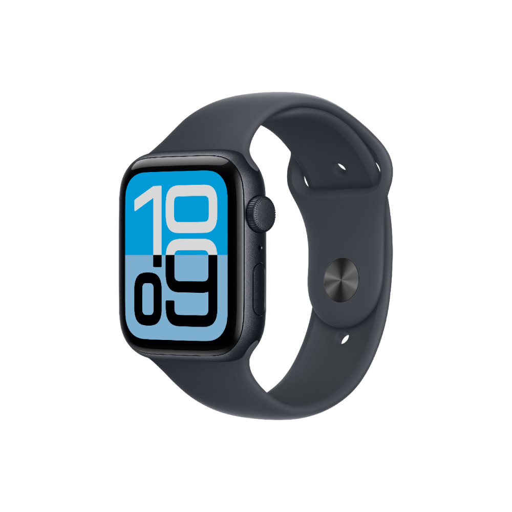 Apple Watch SE3 GPS 44mm Midnight Aluminium Case with Midnight Sport Band M-L