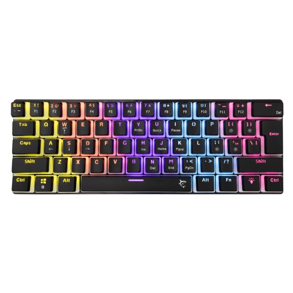 Keyboard White Shark Gaming Ashiko 2 RGB Mechanical Red Switch