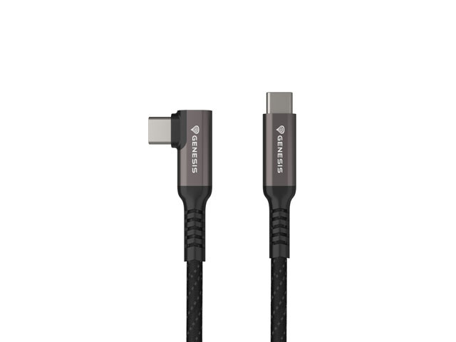 Cable USB Gen 3.2 Gen 2 Type-C to Type-C 5m Genesis VR 60W Black/Grey
