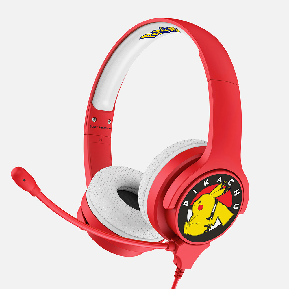 Headphones OTL Kids Pokemon Pikachu Interactive - Red