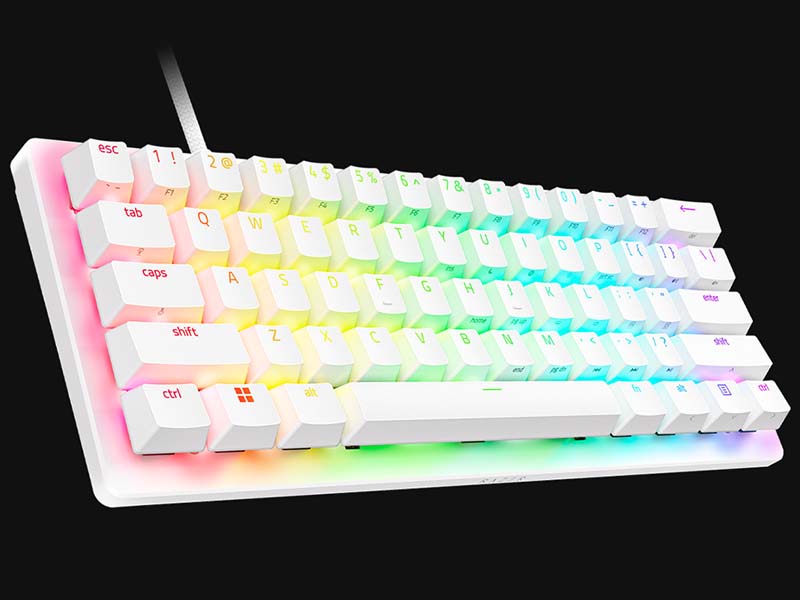 Keyboard Razer Huntsman V3 Pro Mini 60% Optical Gen-2 Gaming Chroma RGB White