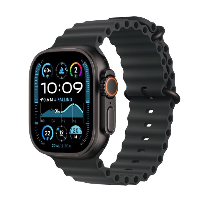 Apple Watch Ultra 2 v2 Cellular 49mm Black-Titanium Case with Black Ocean Band