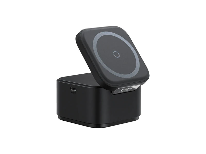 Wireless Charger Baseus MagPro Magnetic MagSafe 2-in-1 20W Black