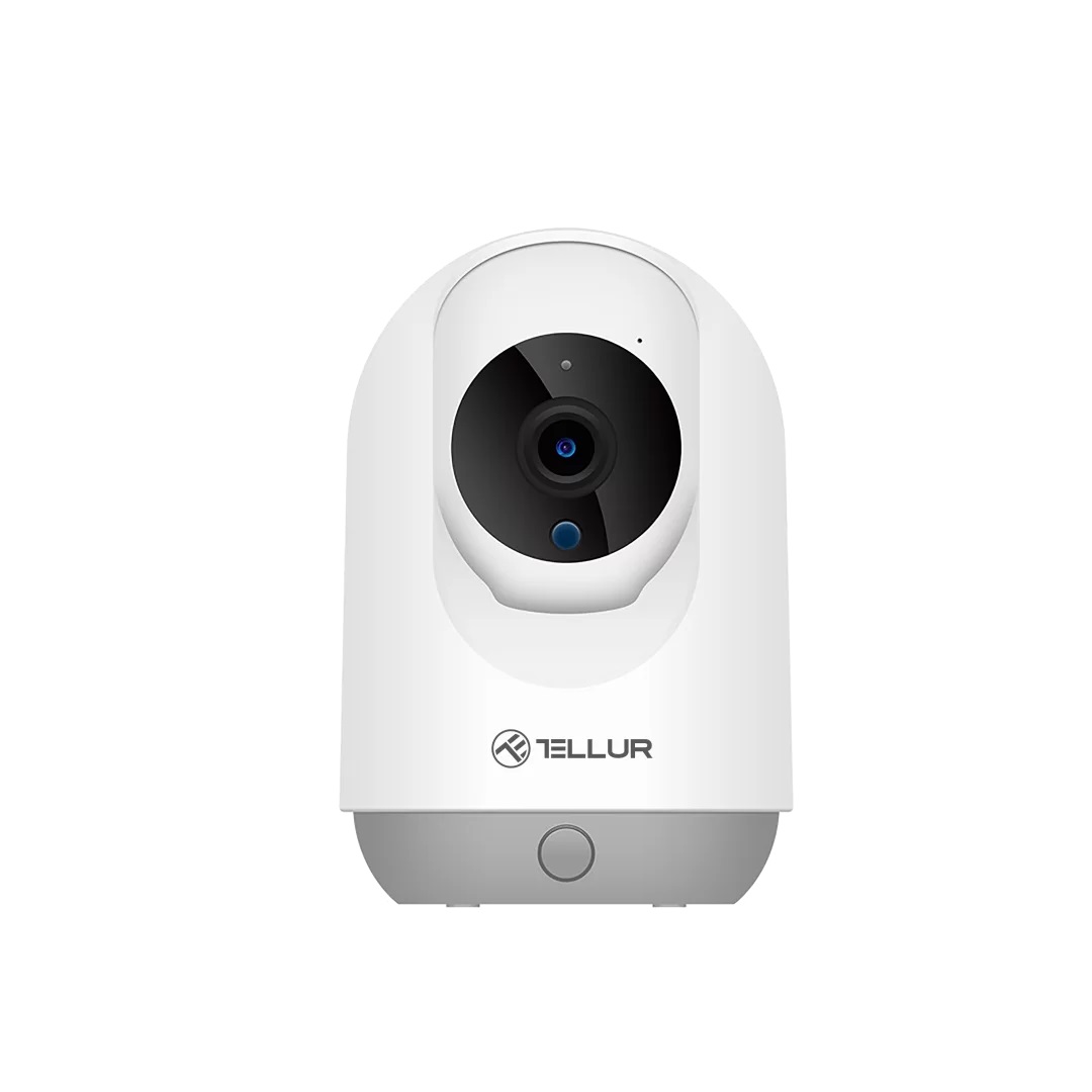 Security Camera Tellur WiFi 3MP UltraHD Autotracking PTZ White