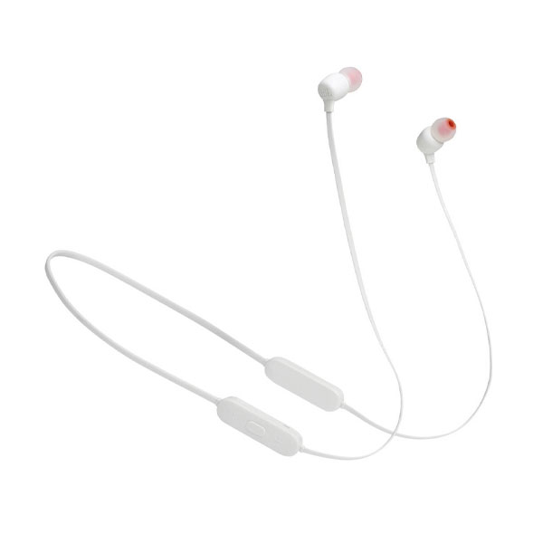Earphones JBL T125BT Bluetooth w/microphone White