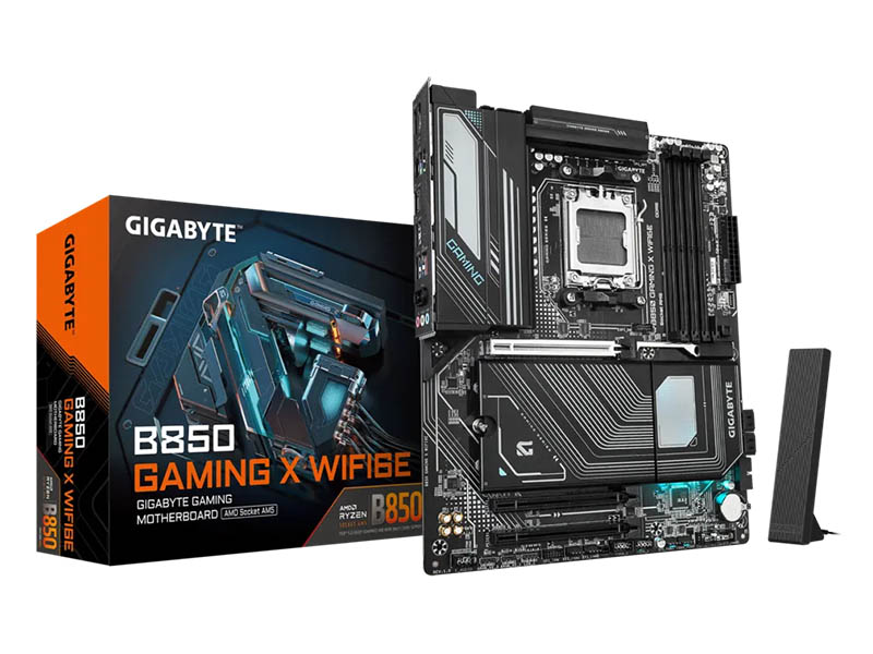 MB Gigabyte B850 GAMING X WIFI6E DDR5 AM5 8200MHz OC/3xM.2/BT5.3/2.5Gb/Type-C/PCIe 5.0/DP/HDMI