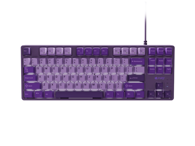 Keyboard Fury Gaming Kanabo K2 Mechanical White Backlight Purple