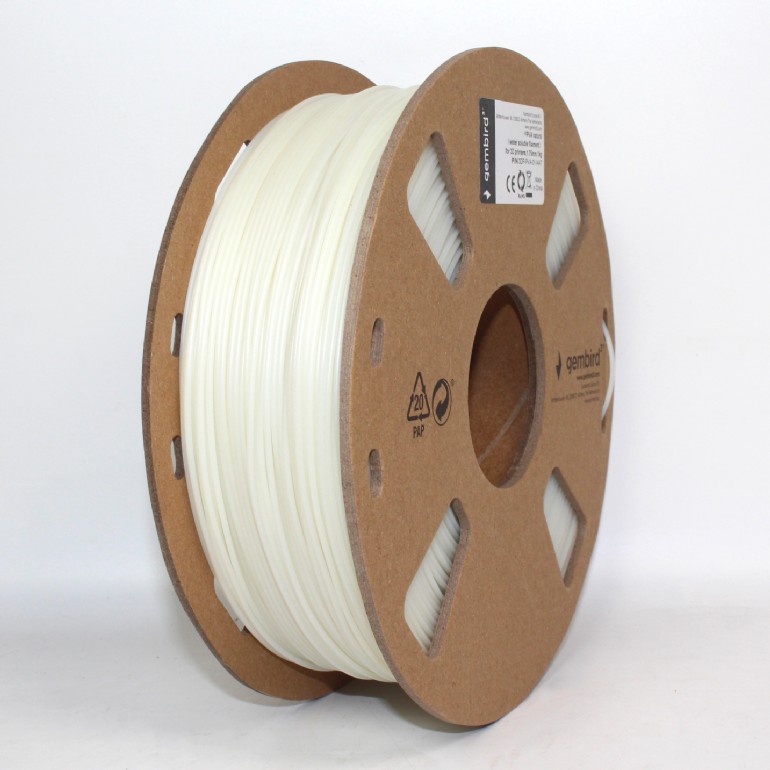 Filament for 3D Printer PVA 1.75mm Gembird Natural