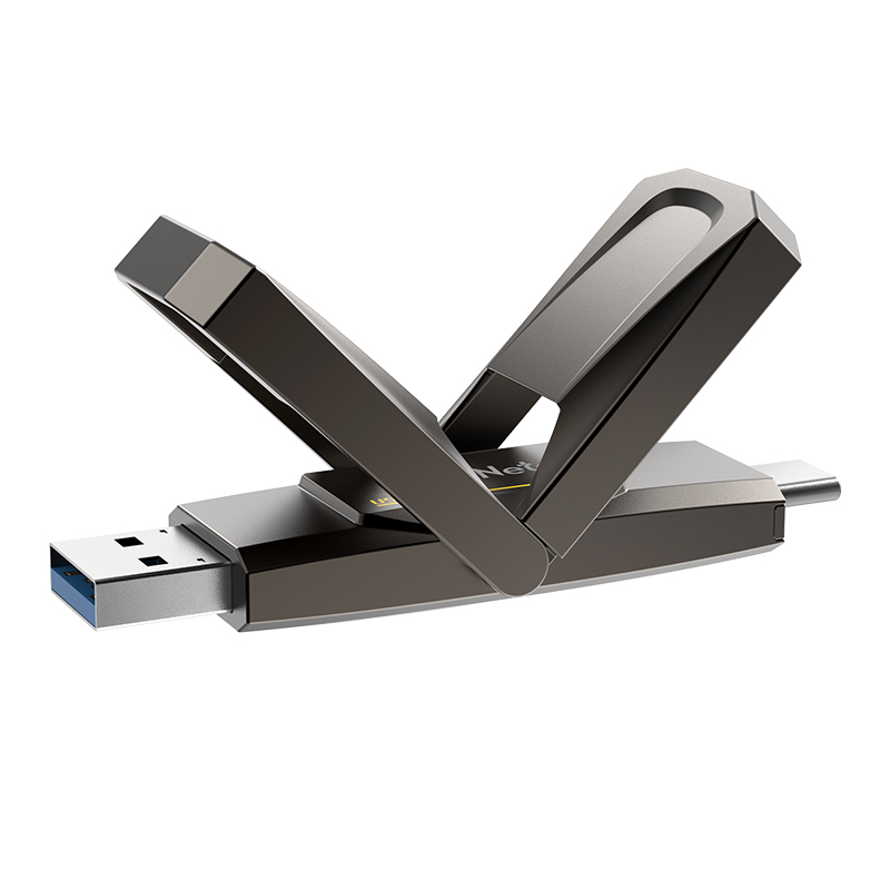 USB Drive 128GB Netac US5 Dual 3.2 Gen 2 USB-A/Type-C 550MBs/500MBs