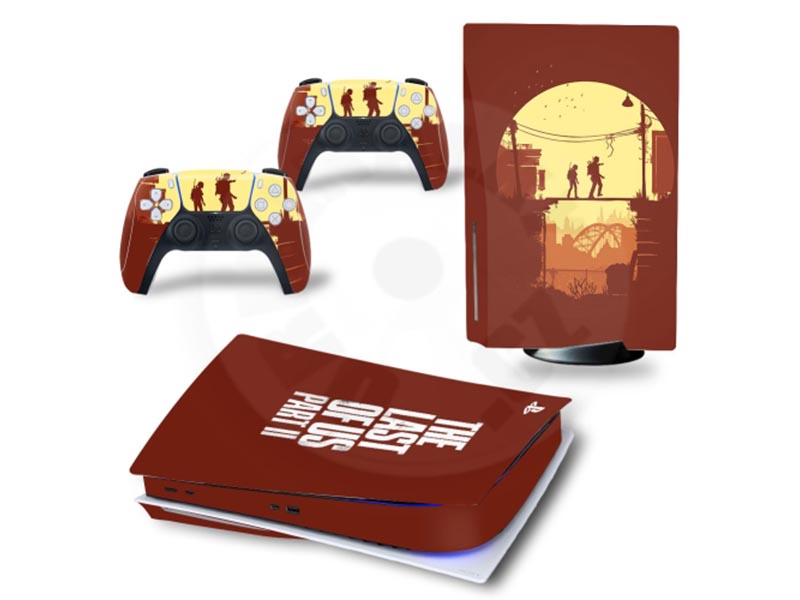 Vinyl cover (stickers) for console and controller - The Last of Us II (PS5 Disc Edition)