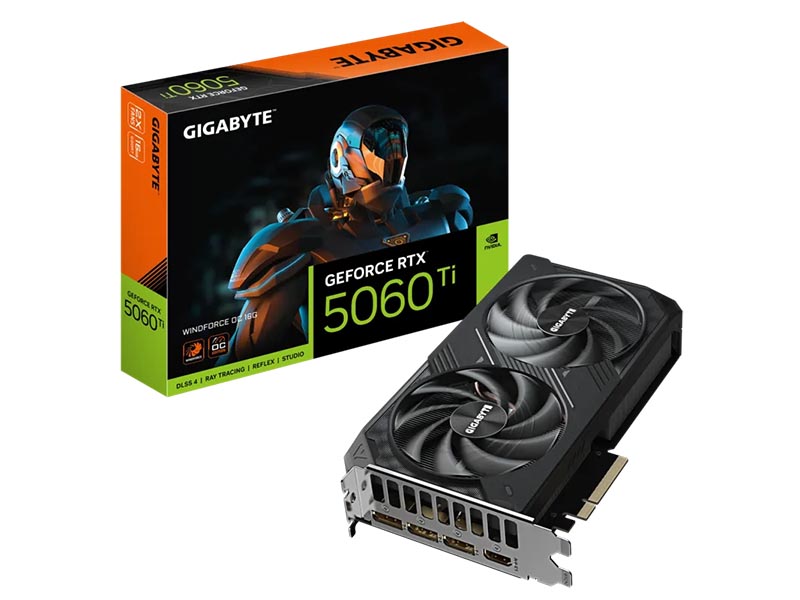 Gigabyte GeForce RTX 5060 Ti WINDFORCE OC 16GB GDDR7 HDMI/3xDP/DX12U/PCIe 5.0