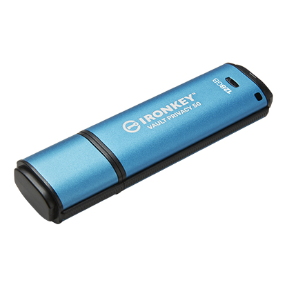 USB Drive 128GB Kingston IronKey Vault Privacy 50 AES-256 Encrypted, FIPS 197