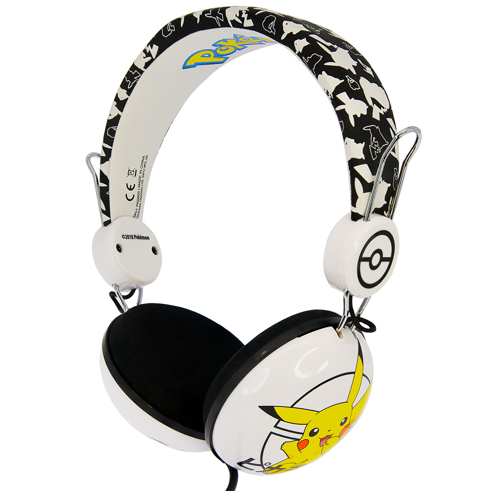 Headphones OTL Teen Pokemon Japanese Pikachu Black