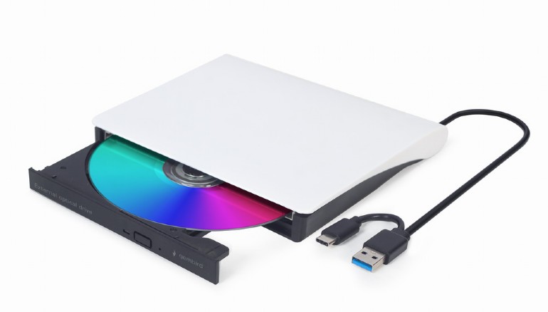 DVD RW +/- Gembird External USB 3.0 Black-White