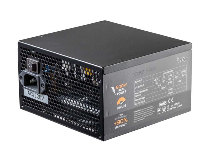 PSU 600W MS CORE M600 Black