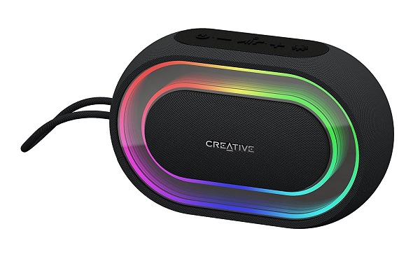 Speaker Creative Bluetooth Portable HALO with Programmable Lightshow