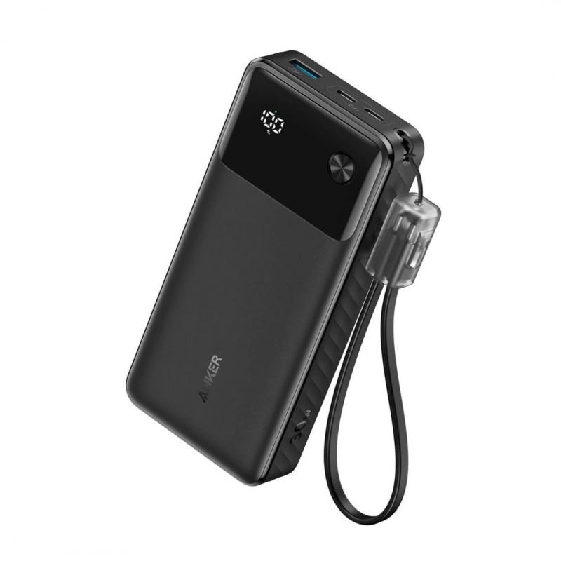 Power Bank Anker PowerCore A1384 30W 20K(With USB-C Cable) Black