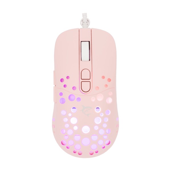 Mouse White Shark Gaming Tristan 2 12000dpi RGB Pink