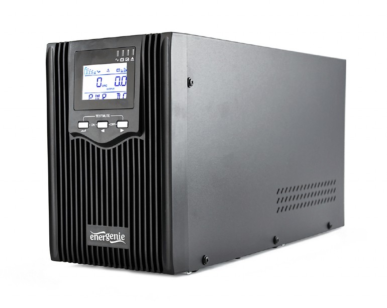UPS Gembird 2000VA/1600W Pure Sine Wave LCD USB 2 x Schuko + 3 x C13 outputs