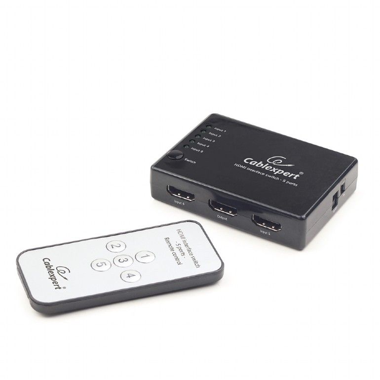 HDMI Interface Switch 5 Port v1.4 3D w/ Remote