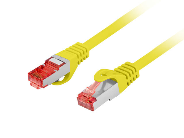 Patch Cable S/FTP 2m Cat6 LSZH Lanberg Yellow
