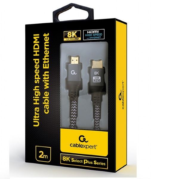 Cable HDMI M/M 2m v.2.1 Ultra High Speed 8K with ethernet Cablexpert
