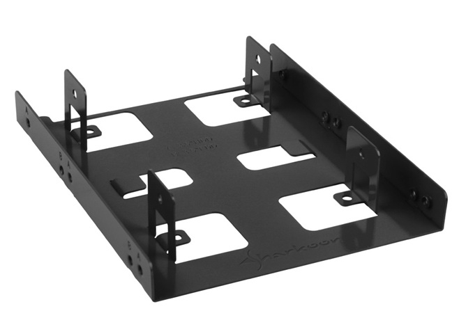 BayExtension Sharkoon 3.5" for 2.5" HDD/SSD Black