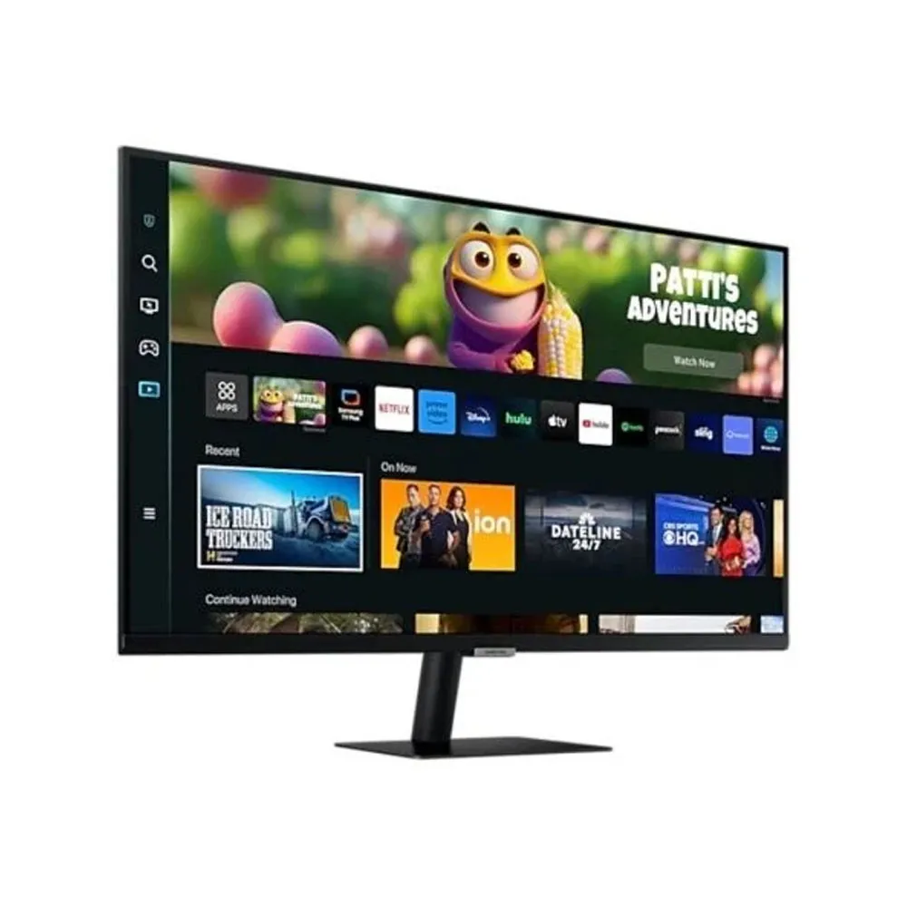 Monitor 27" Samsung LS27DM500EUXDU SMART M5 FHD, HDMIx2, USBx2, WiFi, BT, Tizen, Speakers, Remote