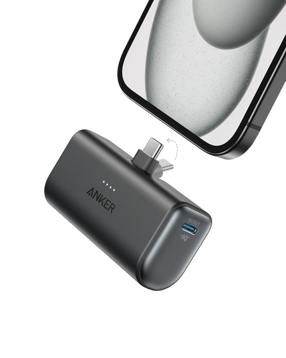 Power Bank Anker Nano 5K 22.5W (Built-In USB-C Connector)