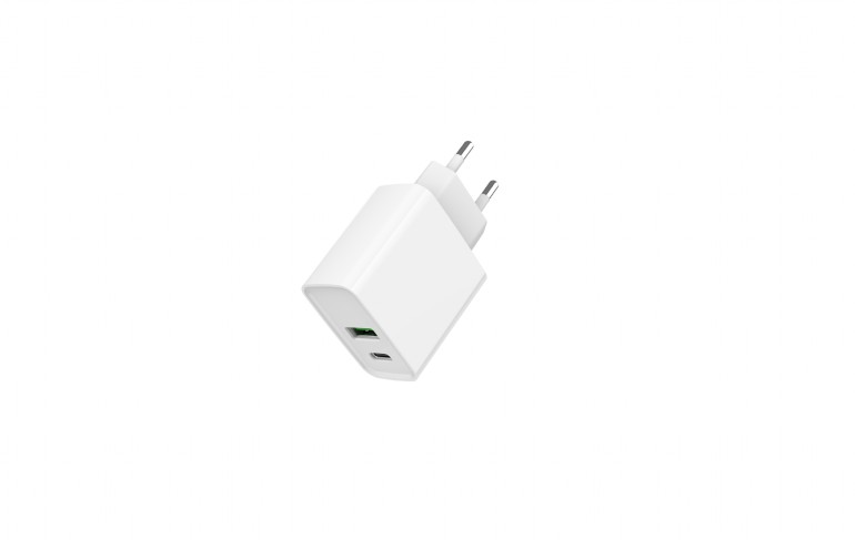 USB Universal Power Charger 2 port Gembird 20W Type C White