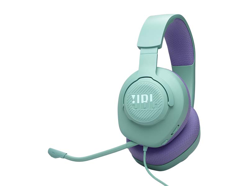 Headphones JBL Gaming Quantum 100 M2 Green Blue