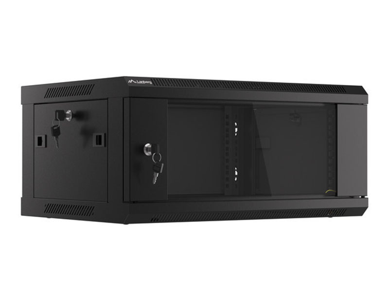 Rack Cabinet 19" 4U Metal 600x450 Lanberg Wall-Mounted Demounted
