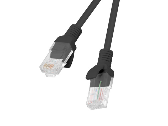 Patch Cable UTP 15m Cat6 Black Lanberg