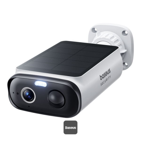 Baseus Smart Home WiFi Outdoor Camera S1 Lite Solar 2K White
