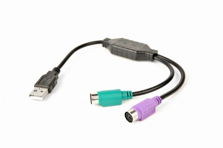 USB to PS/2 Converter 2 ports Gembird Black