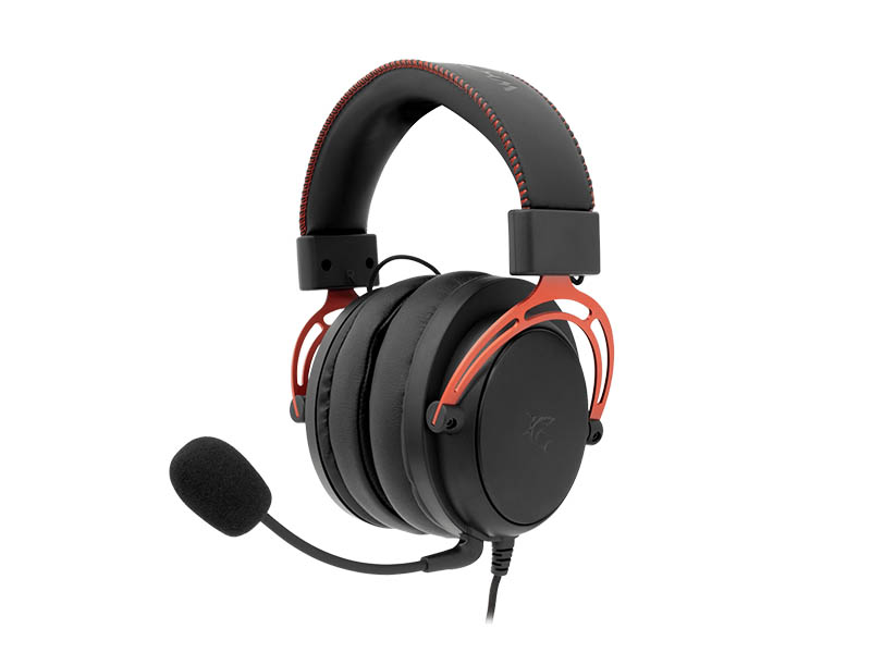 Headphones White Shark Gaming GORILLA Black/Red