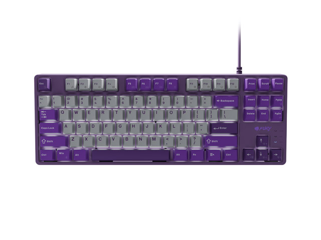 Keyboard Fury Gaming Kanabo K2 Mechanical White Backlight Gray-Purple