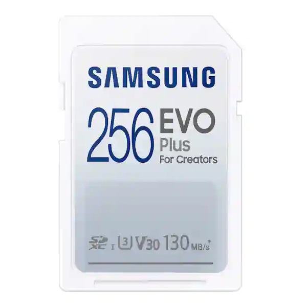Secure Digital Samsung 256GB SDXC EVO Plus U30 V30 130mb/s