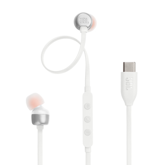 Earphones JBL Tune 310 Type-C w/ Microphone White