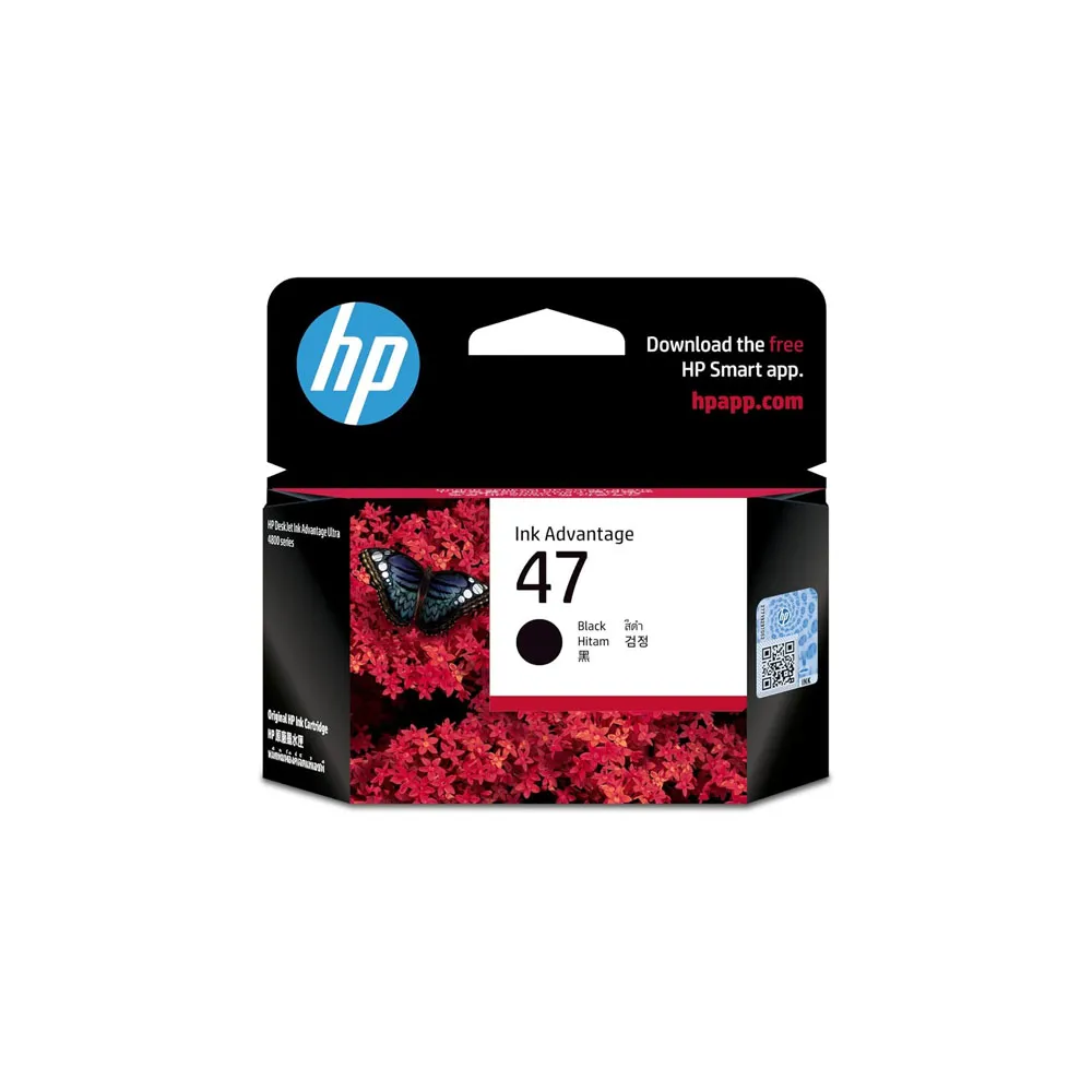Cart. HP 47 Black Cartridge for Ink Advantage 48xx/49xx