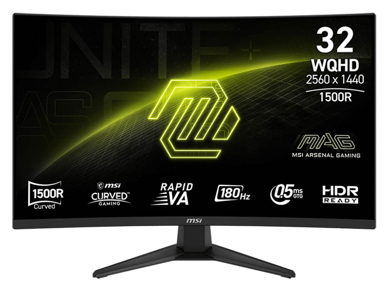 Monitor 32" MSI MAG 321CQF E18 Gaming Curved VA, 180Hz, 0.5ms, 2560x1440 WQHD, HDMIx2, DP, VESA